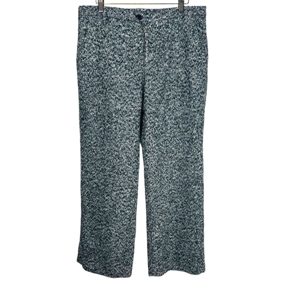 Vintage Grey Wide Leg Zip Up Pants Large